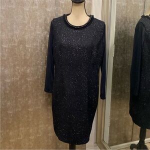 Nissa Elegant Black Women's Dress, US16